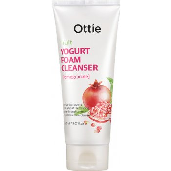 Ottie Fruit Yougurt Pommegranate pleťová smývatelná jogurtová čistící pěna s výtažkem z granátového jablka 150 ml