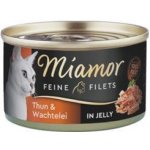 Miamor Feine Filets tuňák & křepelčí vejce 100 g – Hledejceny.cz