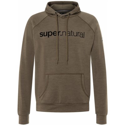 Merino mikina Favourite Hoodie Stone Grey