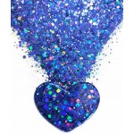 Holografické glitrové třpytky do pryskyřice 10 g modré – Zboží Dáma