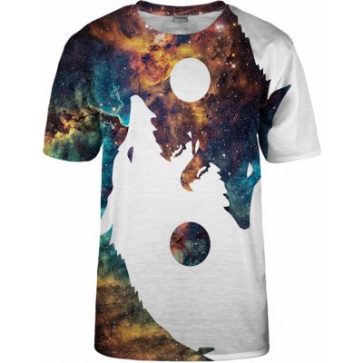 Bittersweet Paris Galaxy Yin Yang Wolf T-Shirt Tsh Bsp596 White