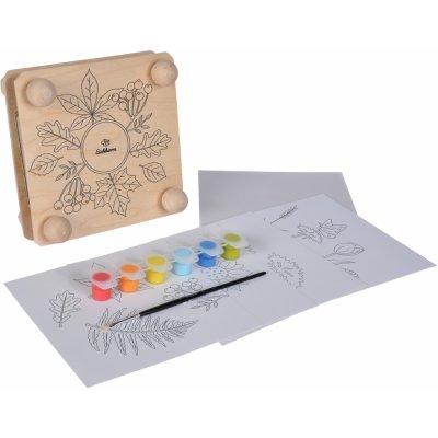 Eichhorn dřevěný lis na květiny Herbal Outdoor Leaf Press 'sestav a vymaluj' barvičkami – Hledejceny.cz
