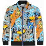 KUGO Chlapecká EM9321 šedá / modré zipy Šedá – Zboží Dáma