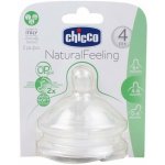 Chicco dudlík na láhev Natural Feeling silikon nastavitelný průtok 2 ks V001515 – Zboží Mobilmania