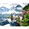 Malování podle čísla Gaira malování podle čísel Jezero Hallstatt