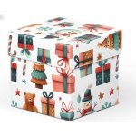 MFP 5371160 Krabice dárková vánoční C-V009-A 8x8x8cm – Zboží Mobilmania