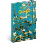 Baagl Notes Vincent van Gogh linkovaný 13 × 21 cm – Zboží Dáma