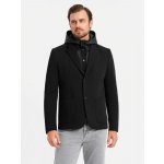 Neobyčejné černé pánské sako V2 BLZB-0133 – Hledejceny.cz