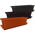 Plastkon Truhlík GARDEN plastový 40 cm terakota – Zboží Dáma