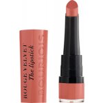 Bourjois Paris Rouge Velvet The Lipstick matná rtěnka 15 Peach Tatin 2,4 g – Zboží Dáma