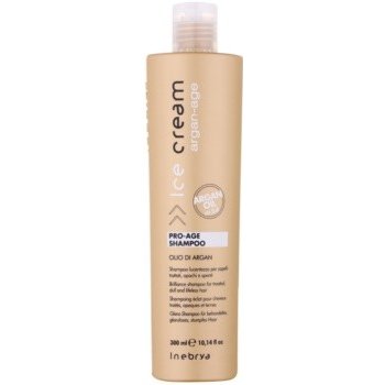 Inebrya Argan-Age arganový šampon pro lesk Brilliance Shampoo for Treated Dull and Lifeless Hair 300 ml