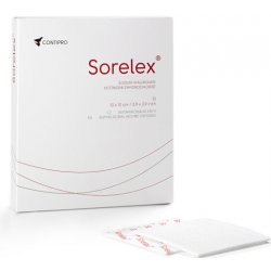 Sorelex antimikrobiální krytí 10 x 10 cm 10 ks
