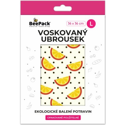 Voskovaný ubrousek Beepack - CITRÓNY Velikost: L (velký 36x36 cm) – Zboží Mobilmania