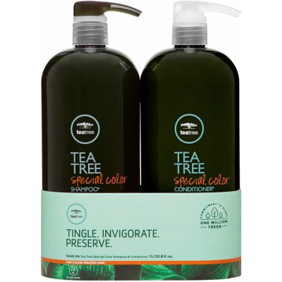 Paul Mitchell Save Big Tea Tree Special Color Tea Tree Special Color Shampoo 1000 ml +Tea Tree special color conditioner 1000 ml dárková sada – Zboží Mobilmania