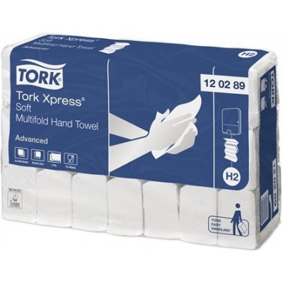 TORK Papírové ručníky skládané Xpress ADVANCED Soft bílá H2 3780ks New - 1krt – Zboží Mobilmania