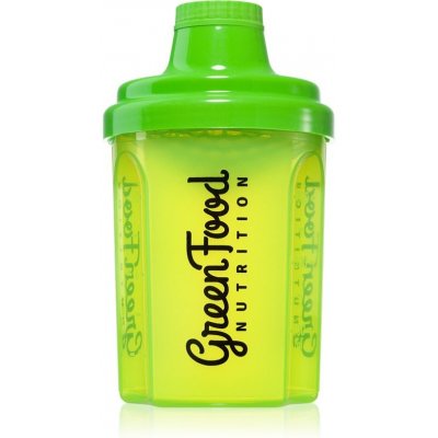 GreenFood Nutrition Shaker sportovní šejkr Transparent Green 300 ml – Hledejceny.cz