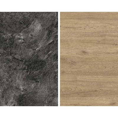 Polyform obkladová deska oboustranná mramor štípaný/dub zlatý 10x640x4100 mm – Zboží Dáma