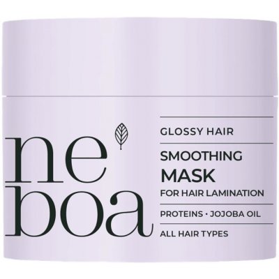 NEBOA Maska na laminaci vlasů uhlazující Glossy Hair 300 ml – Zboží Dáma