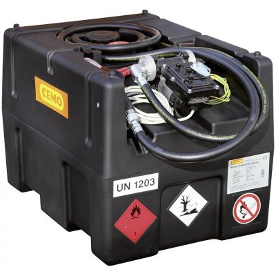 CEMO Mobilní nádrž na benzín 190 litrů, čerpadlo 12V, víko(11501) | Zboží Auto