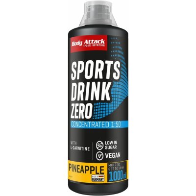 Body Attack Sports Drink Zero 1000 ml – Zbozi.Blesk.cz