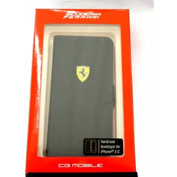 Pouzdro Ferrari Rubber Book Samsung i9195 Galaxy S4 mini černé