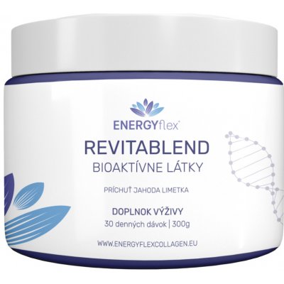 EnergyFlex Revitablend jahoda limetka 30 dávek – Hledejceny.cz
