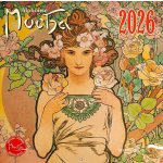Poznámkový Alfons Mucha 30 x 30 cm 2026 – Sleviste.cz
