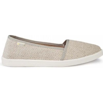 Oldcom ESPADRILKY FLAX Dámské lněné espadrilky béžová – Zboží Dáma