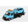 Sběratelský model Bburago Mercedes Sprinter + Renault Clio IV 4-door 2013 1:43