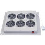 Ventilační jednotka spodní (horní) 230V/90W, 6 ventilátory, šedá – Hledejceny.cz