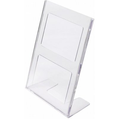 SCRITTO Plastový stojánek tvaru L economy A4 Na výšku – Zboží Dáma