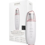 GESKE Microcurrent Skin Scrubber&Blackhead Remover 9in1 ultrazvuková špachtle white – Zboží Dáma