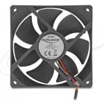 Delock Axial Fan 24 V DC 92 x 92 x 25 mm Black 67302 – Hledejceny.cz