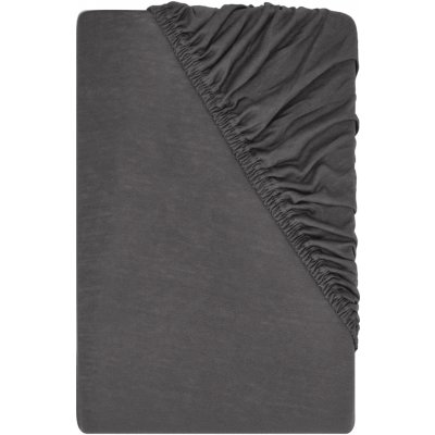 LIVARNO Žerzejové napínací prostěradlo tmavě šedá 20x140-160x25 – Zbozi.Blesk.cz