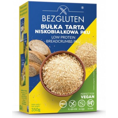 Bezgluten Strouhanka PKU nízkobílkovinná 350 g – Hledejceny.cz