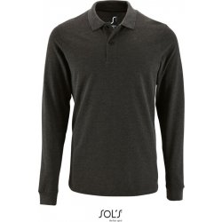 SOL's Collection polokošile Perfect LSL Men dlouhý rukáv pánská COT-252087r6401 Melír charcoal