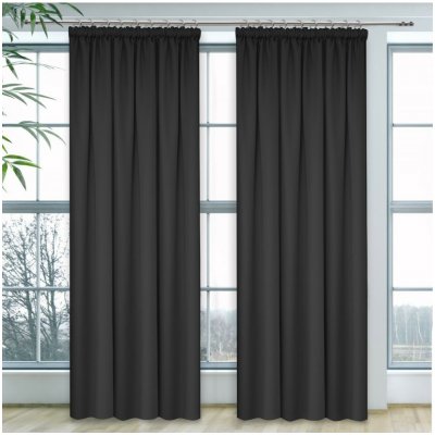 Mondo Italia Závěs řasící pásce Heaven grafitový Grafitová 140x250 cm – Sleviste.cz