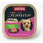 Animonda Vom Feinsten Mini Adult Dog hovězí kachní a oregáno 100 g – Hledejceny.cz