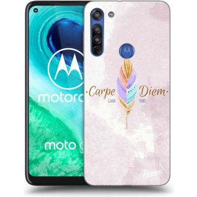 Pouzdro Picasee silikonové Motorola Moto G8 - Carpe Diem čiré – Zboží Mobilmania