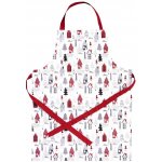 Scanquilt zástěra Dekoro Polární Domky bíločervená – Hledejceny.cz