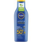 Nivea Sun Protect & Moisture hydratační mléko na opalování SPF50+ 200 ml – Zboží Dáma