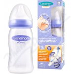 Lansinoh skleněná kojenecká láhev s NaturalWave TM savičkou 240ml – Zboží Dáma