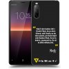 Pouzdro a kryt na mobilní telefon Sony Pouzdro Picasee silikonové Sony Xperia 10 II - Kazma - MĚLI BYSTE SE DO TOHO PUSTIT černé