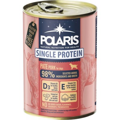 Polaris Single Protein Paté vepřová 6 x 400 g – Zbozi.Blesk.cz