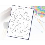 Radost v písku Šablona na pískování vajíčko s mašlí A5 148 x 210 mm – Hledejceny.cz