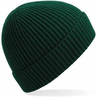 Čepice rib knit lahvově zelená – Hledejceny.cz