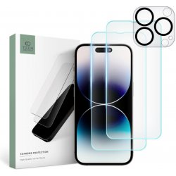 Pouzdro Tech-protect Supreme Set Apple iPhone 14 Pro Max Clear [2+2 PACK]