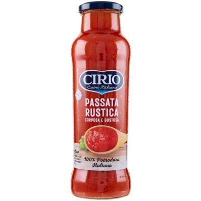 Cirio rajčatové pyré extra husté Passata Rustica 680 g – Zboží Dáma
