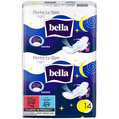 Bella Perfecta Slim Night Extra Soft hygienické vložky 14 ks – Sleviste.cz
