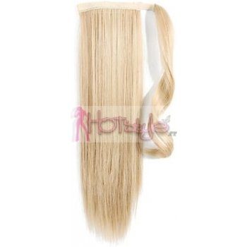 HOTstyle Clip in culík z pravých lidských vlasů rovný 60cm nejsvětlejší blond